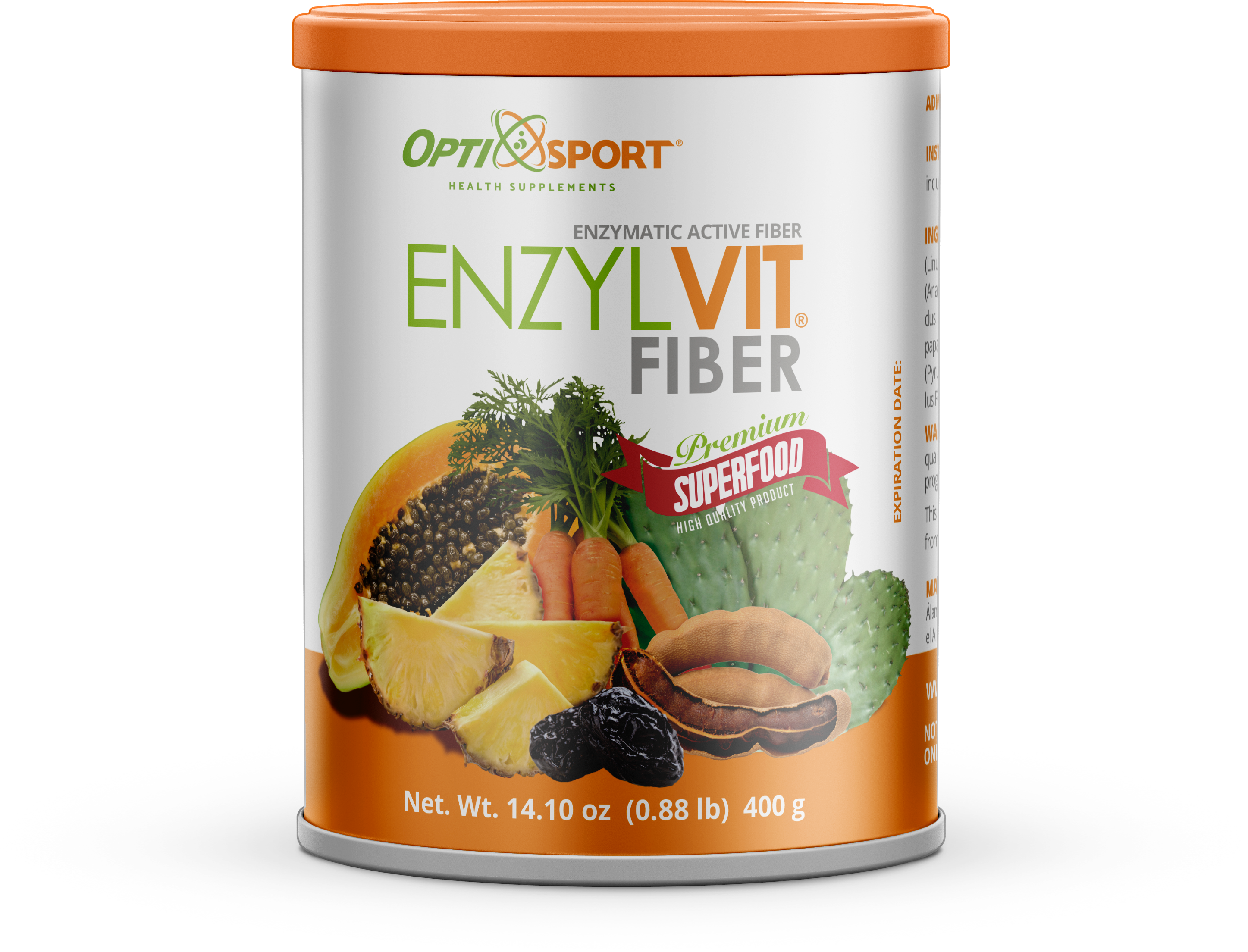 Fibra Activa Enzimática 400 grs. (polvo)