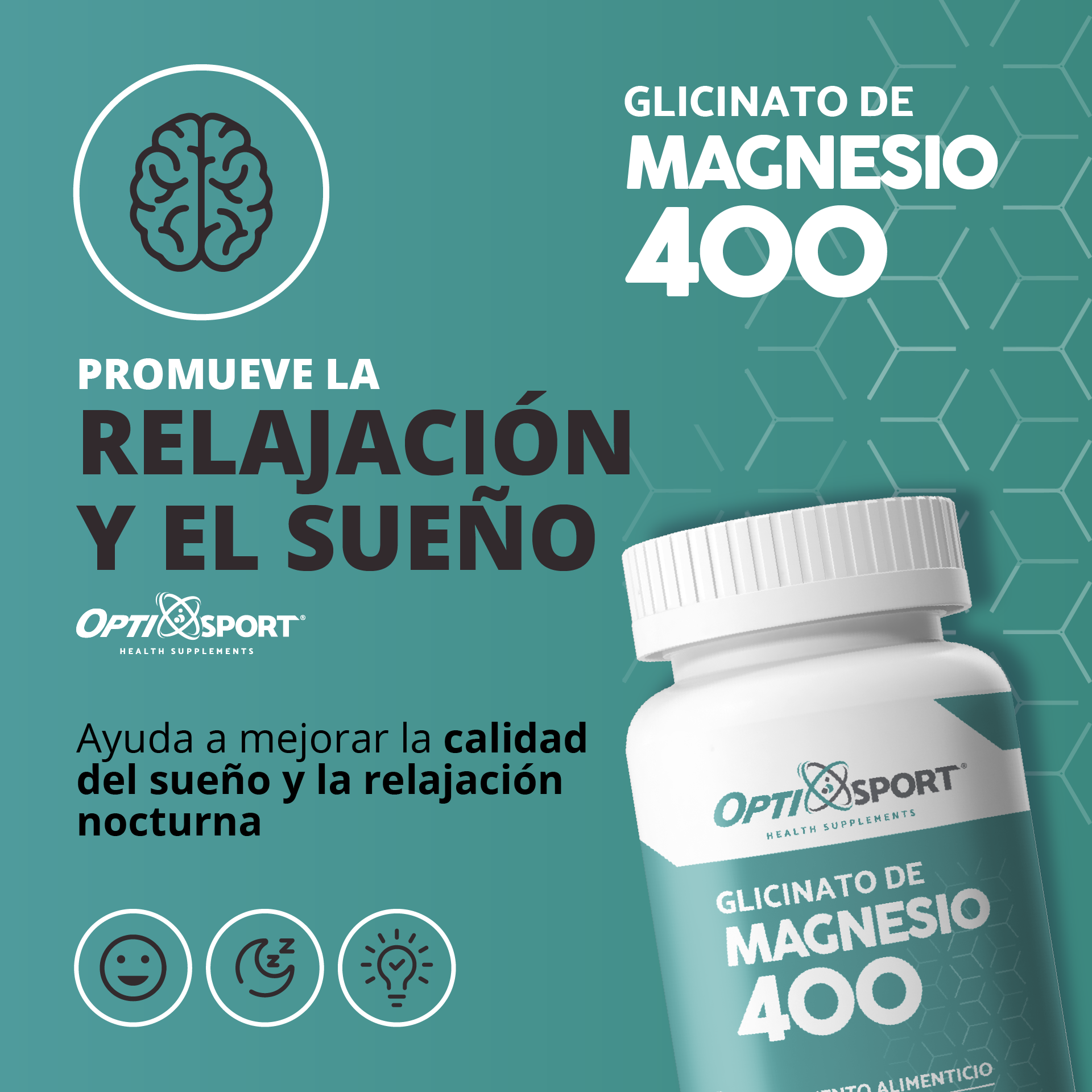 Glicinato de Magnesio (90 cáps)