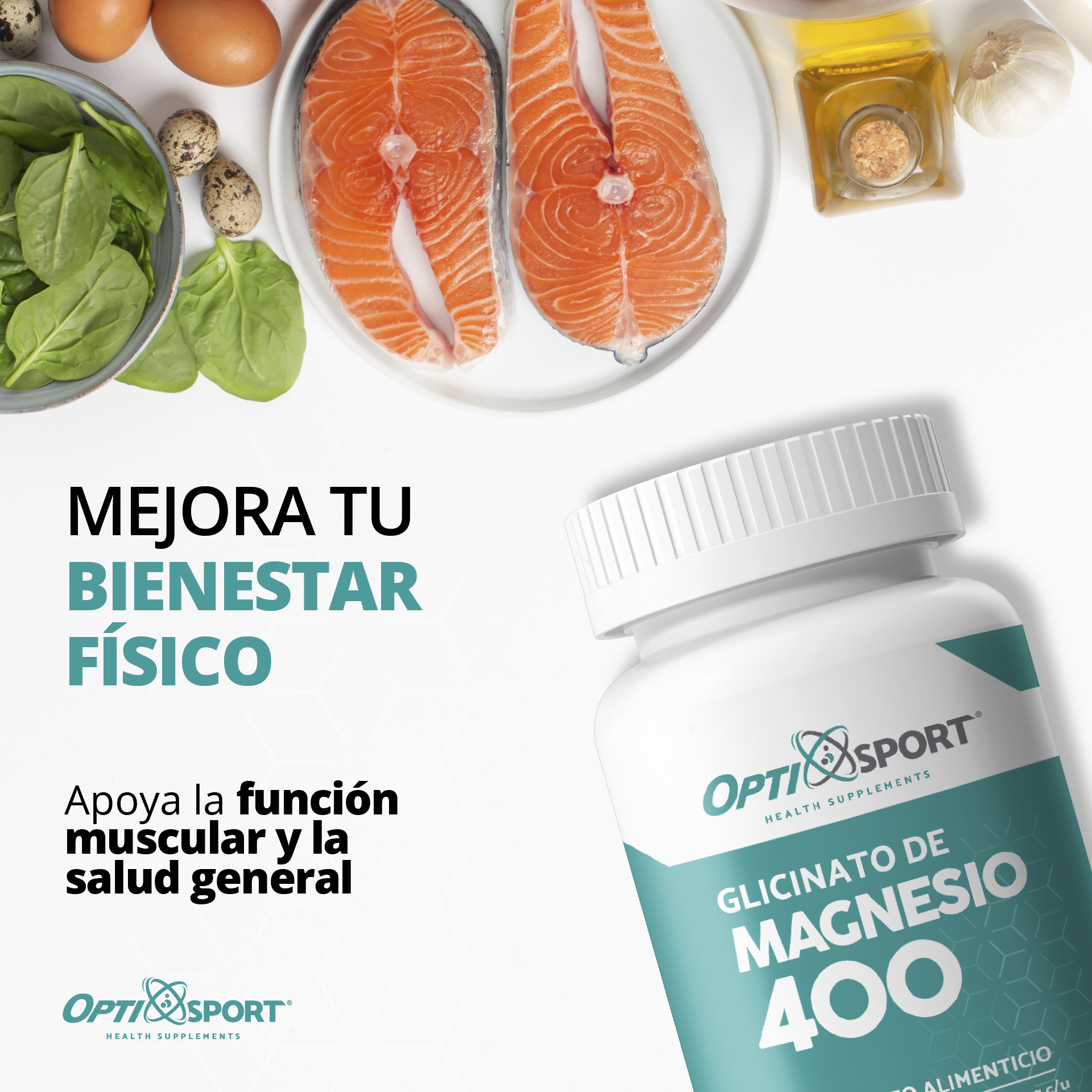 Glicinato de Magnesio (90 cáps)