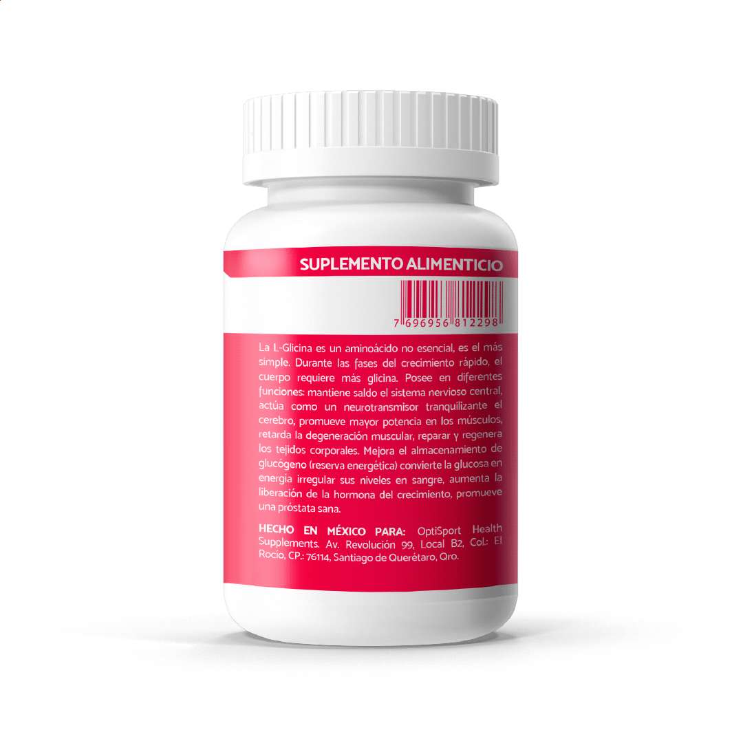 L-Glicina 500 (60 cáps)