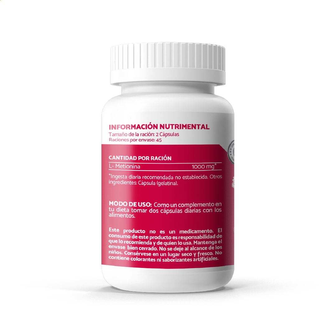 L-Metionina 1000 (90 cáps)