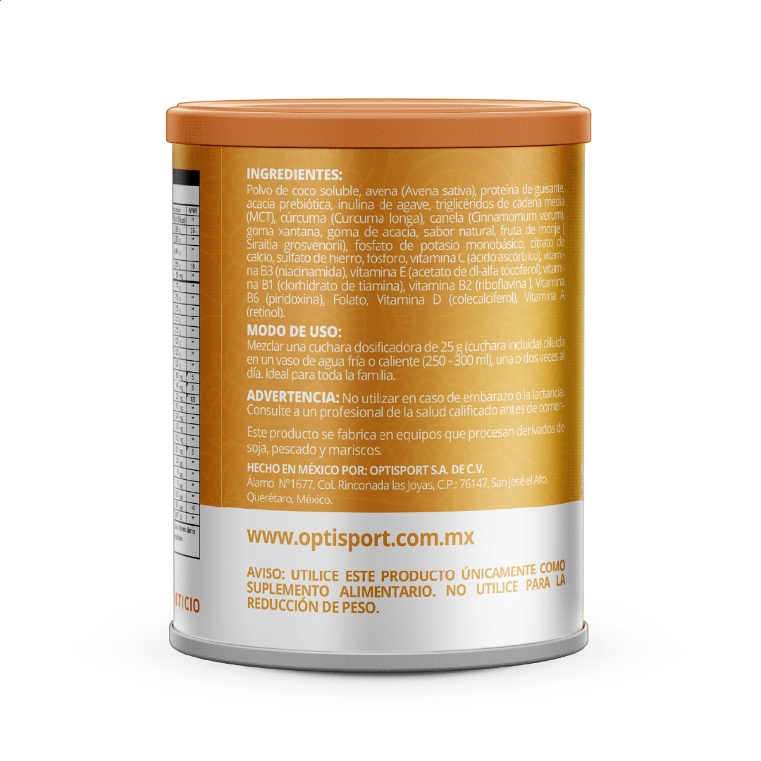 Golden Milk - Leche Dorada + Cúrcuma + Canela 400 grs. (polvo)