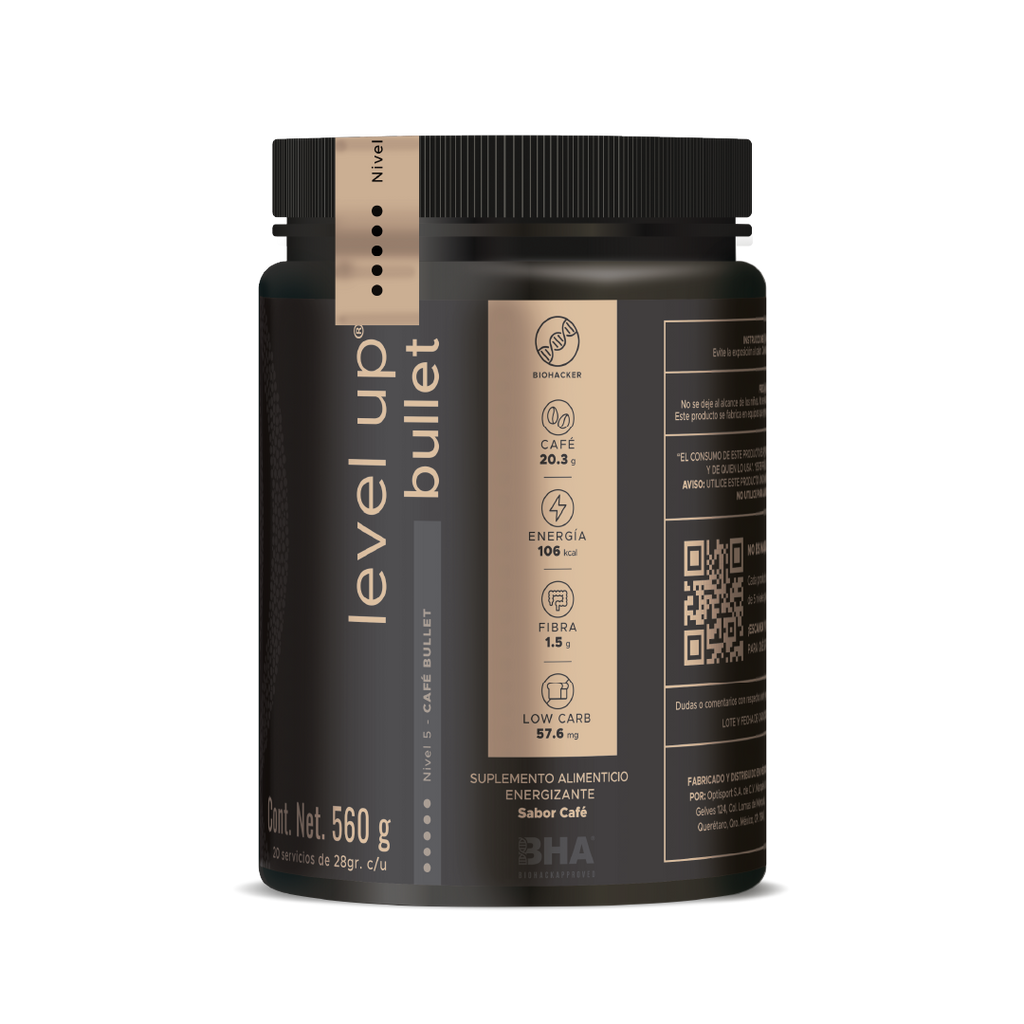 Level-Up Bullet: Energía y nutrición en cada porción 560 grs.