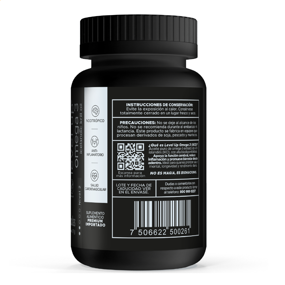 Level-Up Omega 3 (60 cáps)