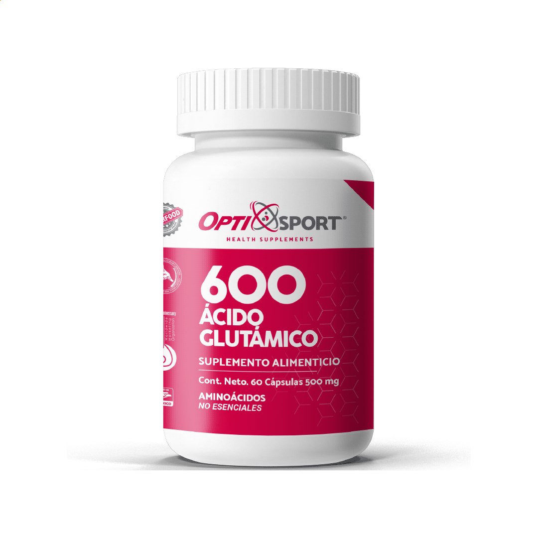 Ácido Glutámico 600 (60 cáps)