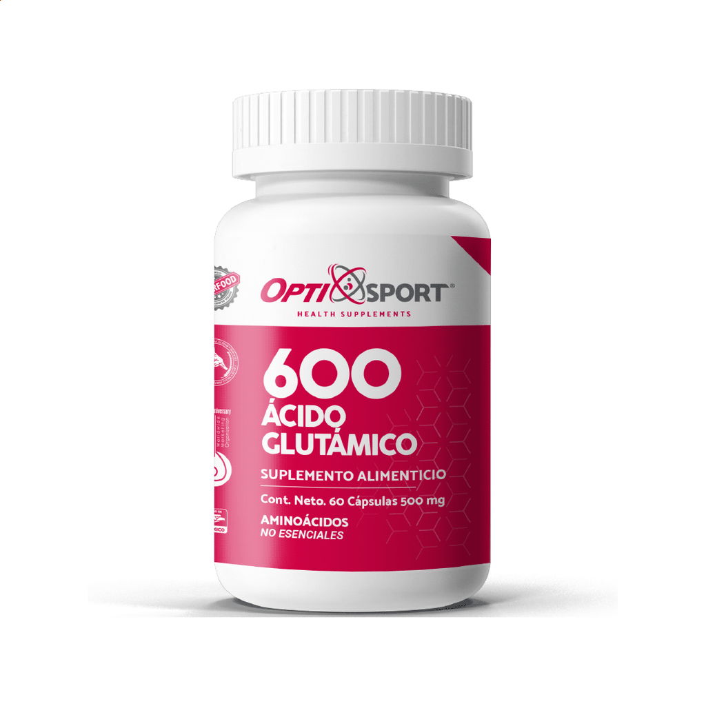 Ácido Glutámico 600 (60 cáps)