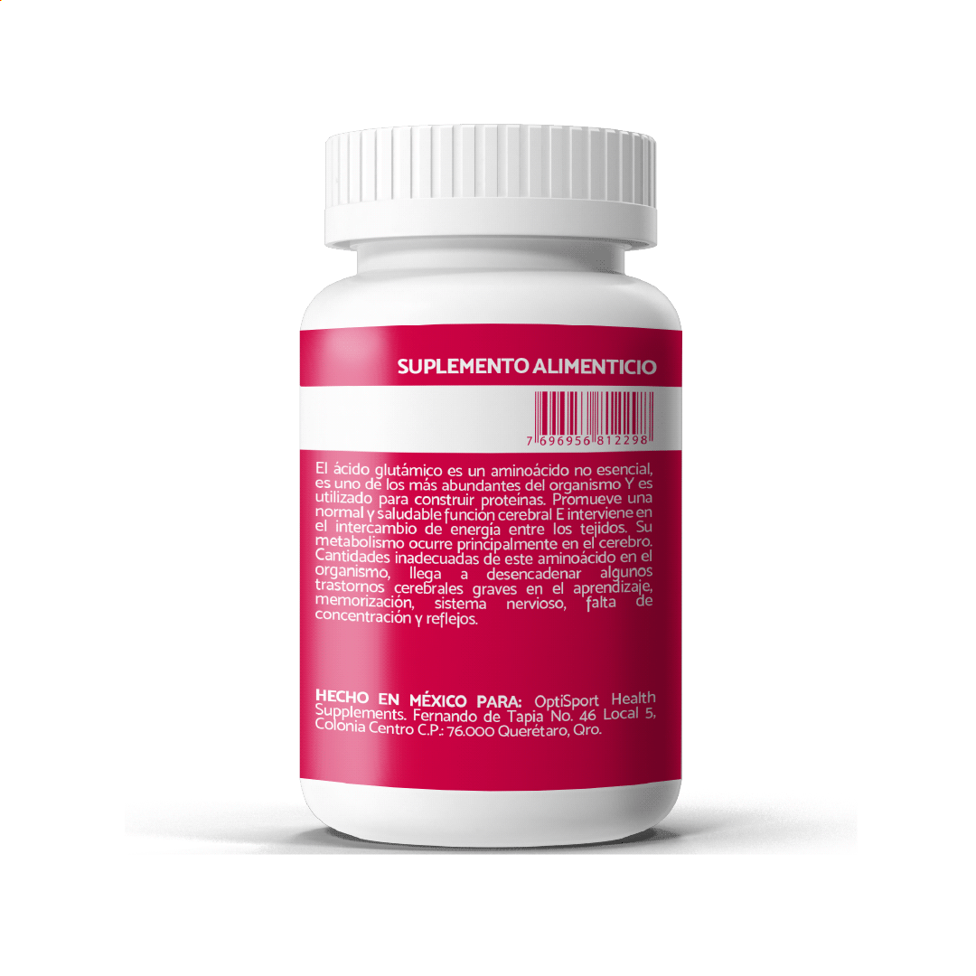 Ácido Glutámico 600 (60 cáps)