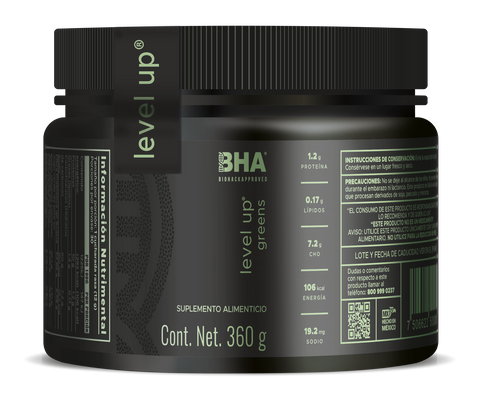 Level-Up Greens 360 grs.
