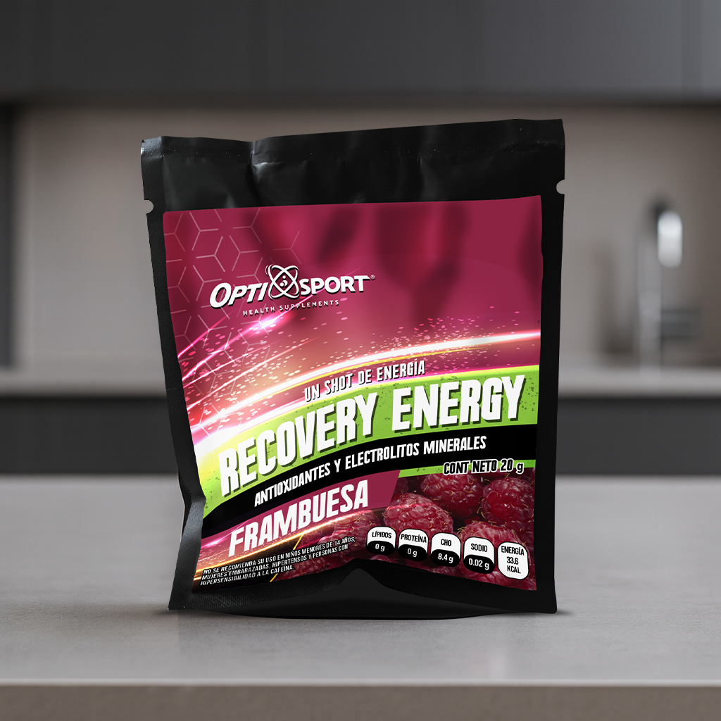 Recovery Energy Frambuesa con 20 sobres (polvo)