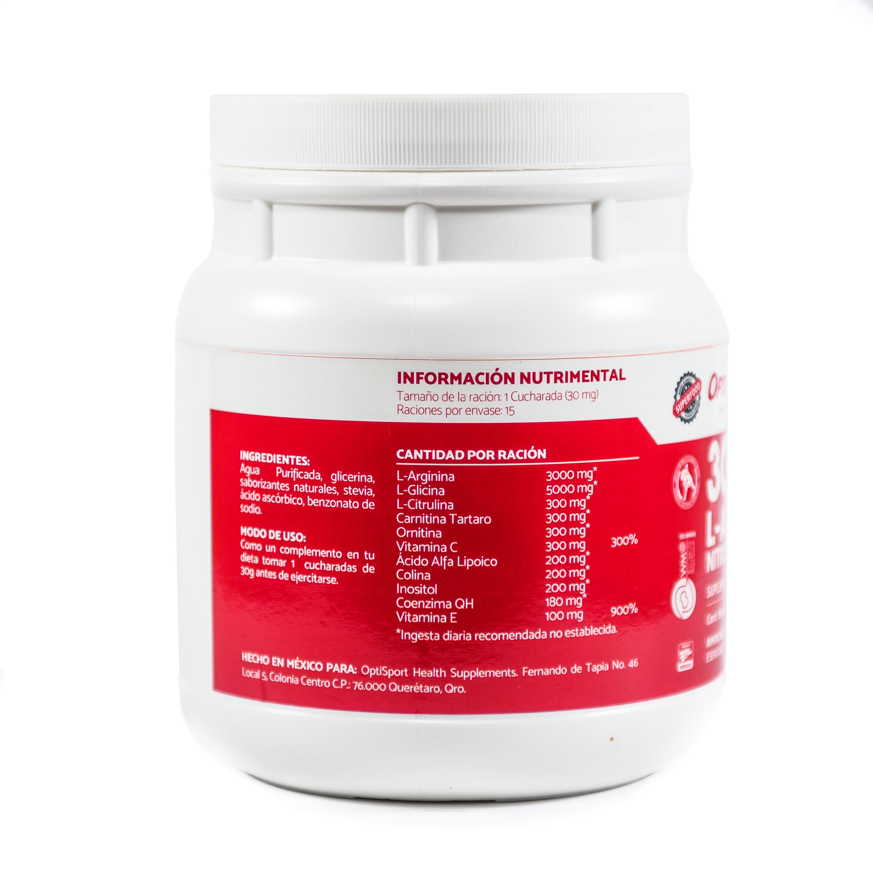 ArgiMAX Training 450 grs. (polvo)