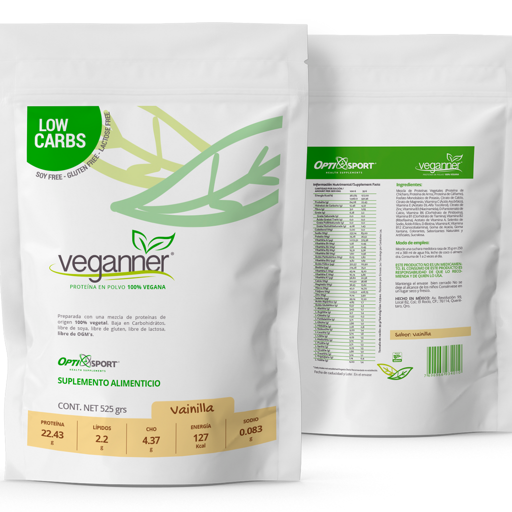 Veganner Proteína Vegetal Vegana 525 grs. (polvo)