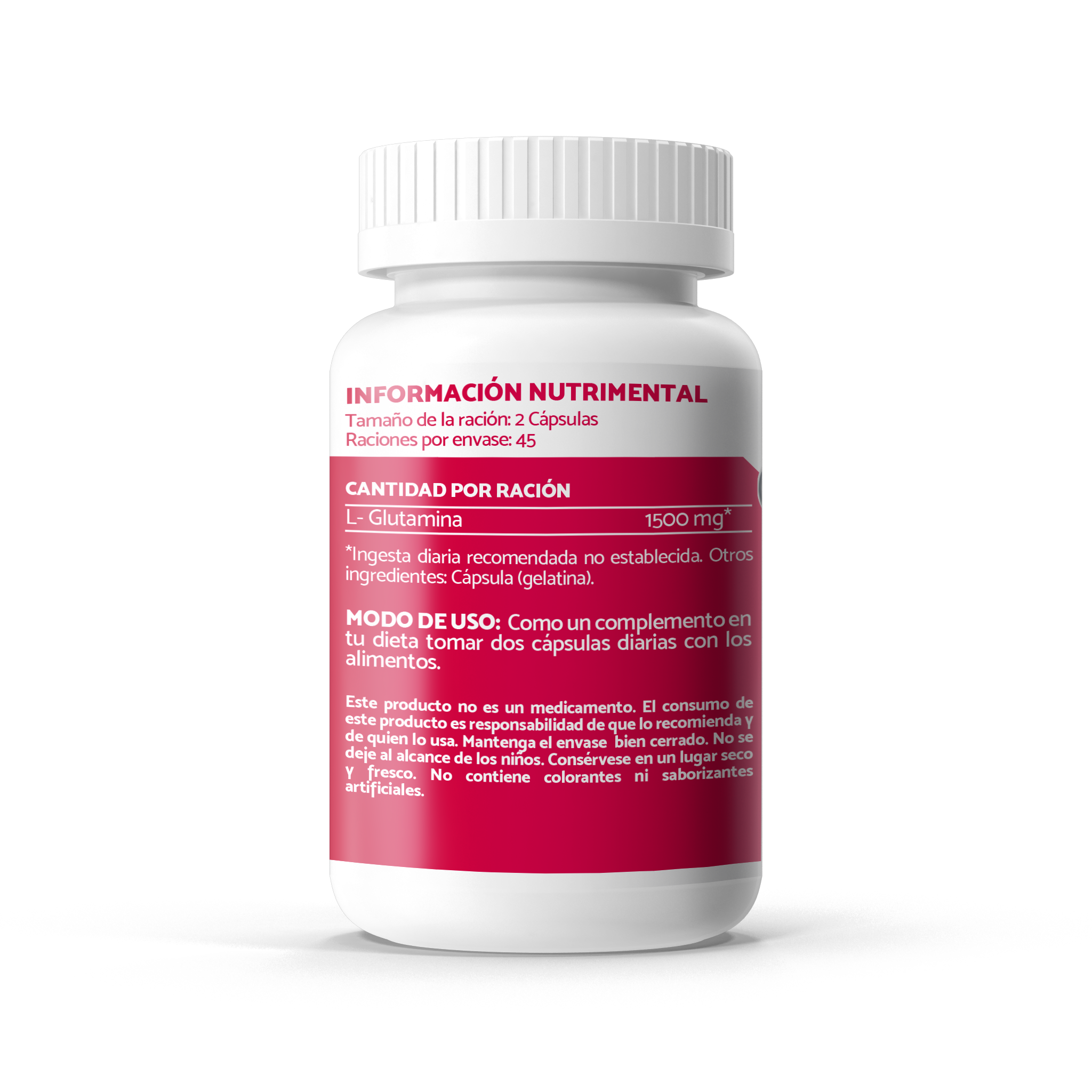 L-Glutamina 1500 (90 cáps)